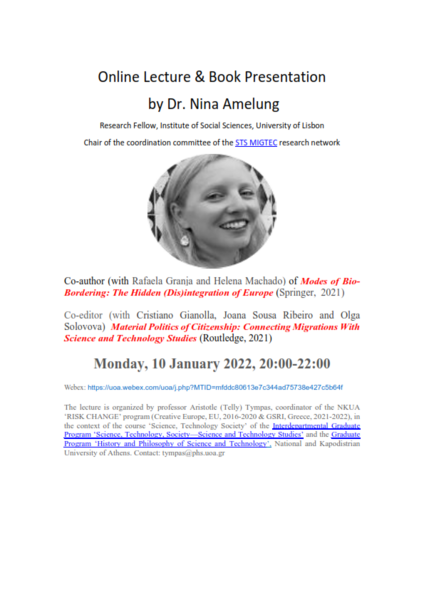 Online Lecture & Book Presentation by Dr. Nina Amelung